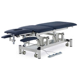 CubicHealth 5 Section Treatment Table With Postural Drainage Navy Blue Upholstery