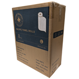 CubicHealth Perforated Paper Towel Rolls Carton of 8 Units