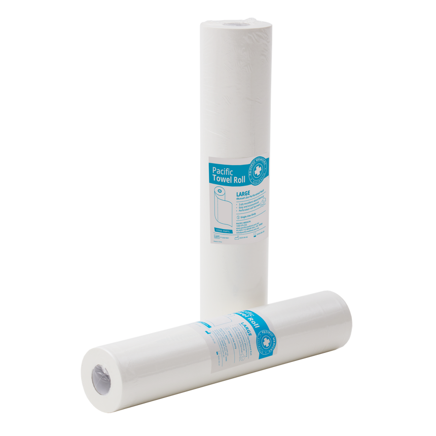 CubicHealth Perforated Paper Towel Rolls Carton of 8 Units