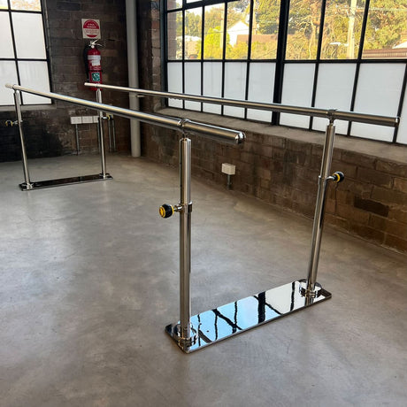 CubicHealth Parallel Bars 3m Stainless Steel FreeStanding