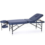 CubicHealth Portable Massage Table 3 Section Navy blue BACK UP