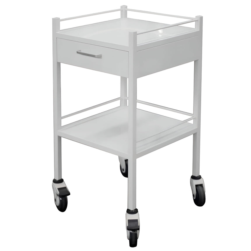 CubicHealth Powder Coated Trolley 1 Drawer