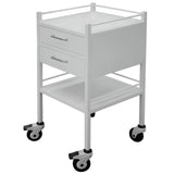 CubicHealth Powder Coated Trolley 2 Drawer