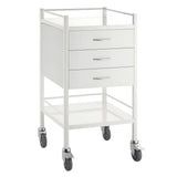 CubicHealth Powder Coated Trolley 3 Drawer