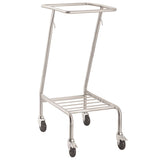 CubicHealth Stainless Steel Single Linen Bin Trolley