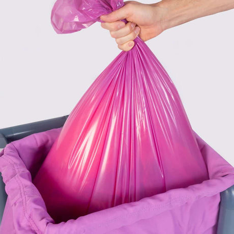 CubicHealth Soluble Seam Linen Bin Bag Purple