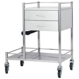 CubicHealth Stainless Steel Oxygen Trolley 2 Drawer