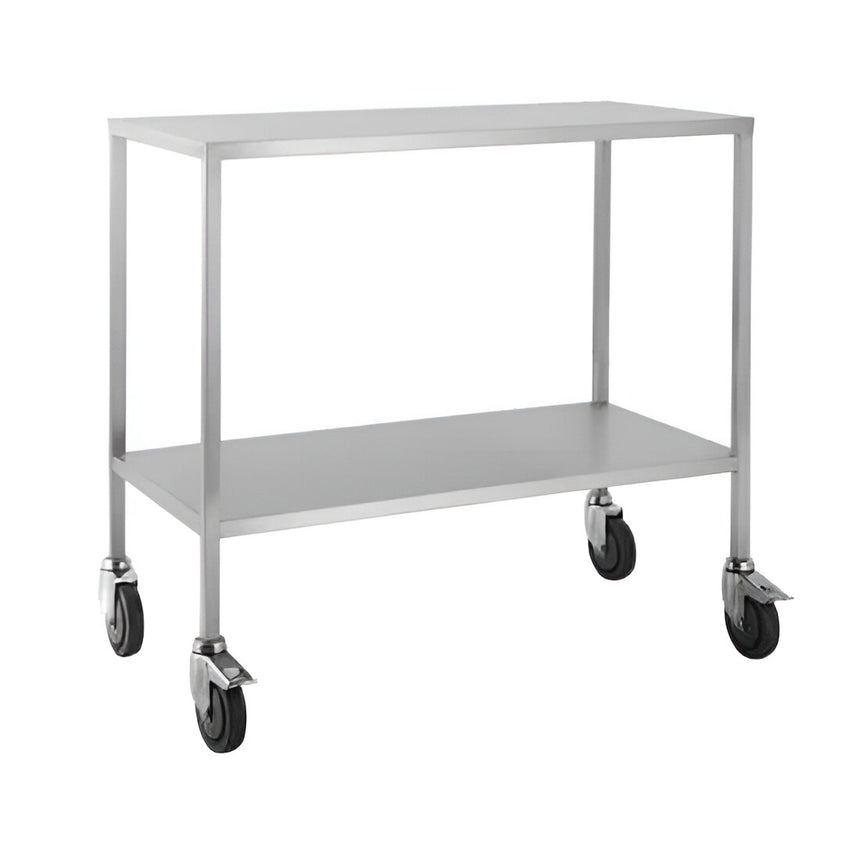 CubicHealth Stainless Steel Trolley No Rails 600x500x900mm