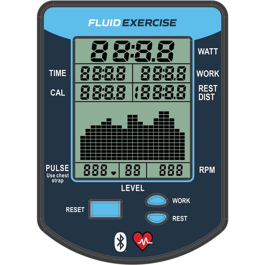 Fluid E685 Arm Cycle UBE Upper Body Ergometer Console