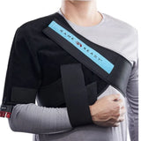 Game Ready shoulder wrap with ATX shown on the right shoulder. This listing ships the left shoulder wrap.