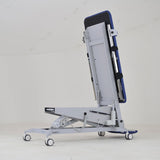 Healthtec Slide Top Tilt Table (710 wide) - Single Section w/Castors & Sliding Top Plantar/Dorsi Footplate Hoist Access