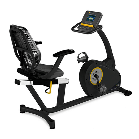 INNOFIT R5i Recumbent exercise bike Angle