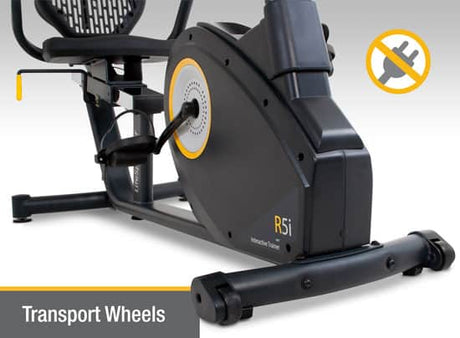 INNOFIT R5i Recumbent exercise bike Front Detail