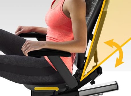 INNOFIT R5i Recumbent exercise bike Seat Adjustment
