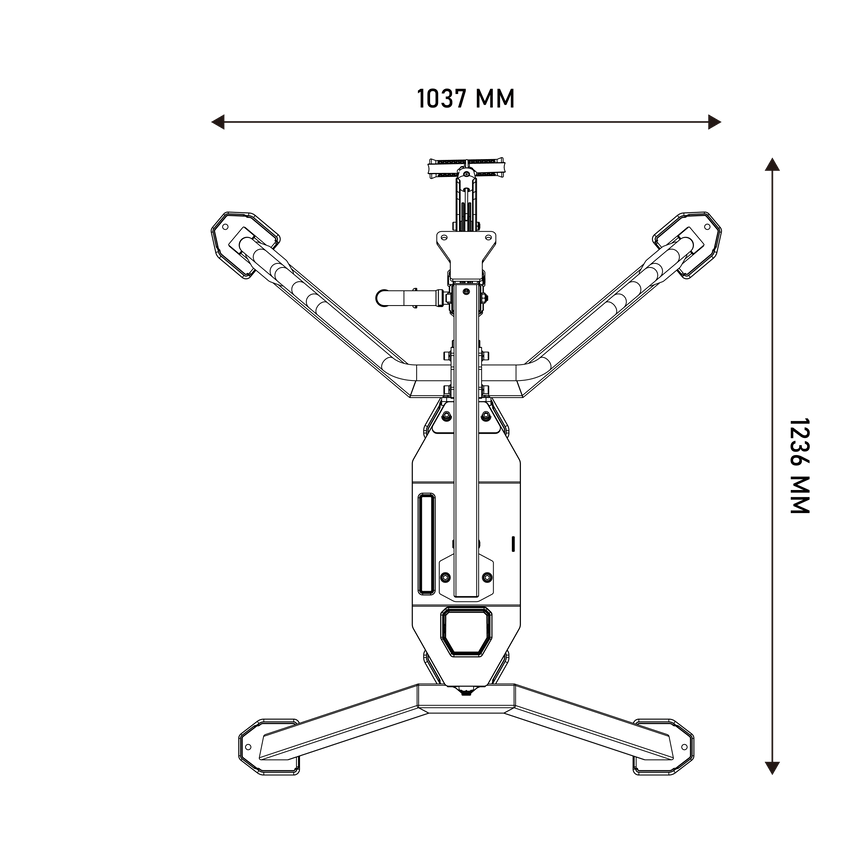 INNOFIT Select Series Hi/lo Pulley Station Plan