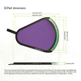 LiteGait QPads - Balance & Coordination Training Pads Set of 6 including Storage Carry Bag