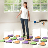 LiteGait QPads - Balance & Coordination Training Pads Set of 6 including Storage Carry Bag