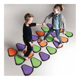 LiteGait QPads - Balance & Coordination Training Pads Set of 6 including Storage Carry Bag