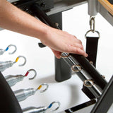 Peak Pilates fit reformer Springs Adjustment