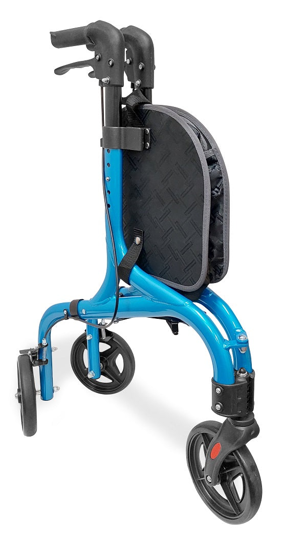 RedGum Lightweight Tri Walker folded flat for transport and storage