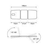 Therakit NEO 3 Section Equal Section Treatment Table