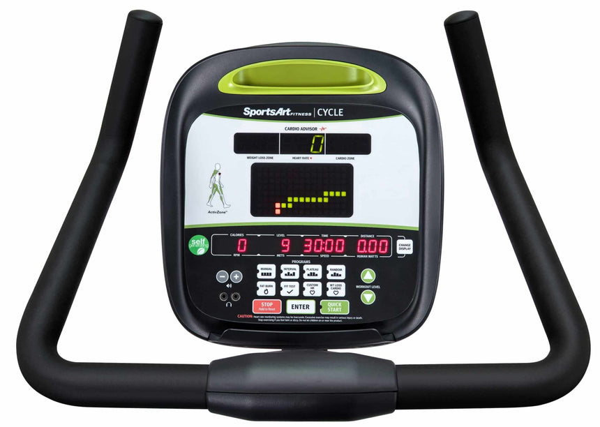 SportsArt C535U Upright Bike console image