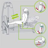 SportsArt N956 Horizontal Leg Press