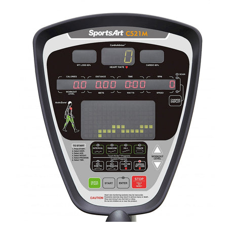 SportsArt C521M Recumbent Cycle Computer