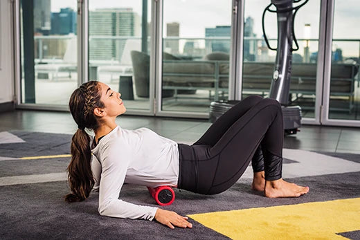 Power Plate Vibrating Foam Roller Black