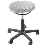 Therakit NEO Round Stool 37cm dia Grey Moulded Seat