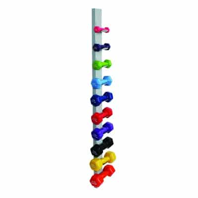 TheraKit 10 Dumbell Rack Wall Mounted PVC