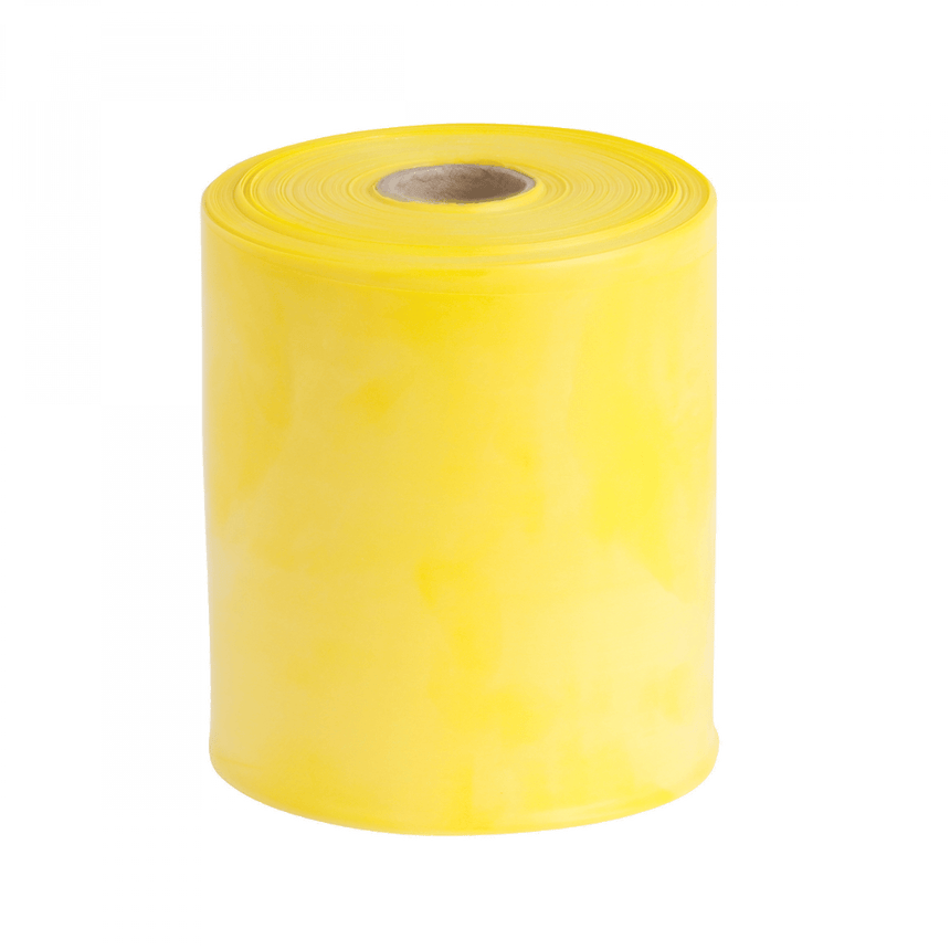 TheraBand 46m Yellow-Light Exercise Band Dispenser Box