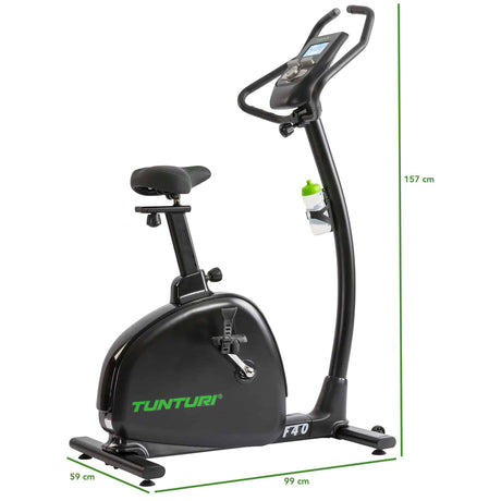 Tunturi F40U Upright Exercise Bike Transport Dimensions