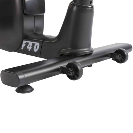 Tunturi F40U Upright Exercise Bike Transport Wheels