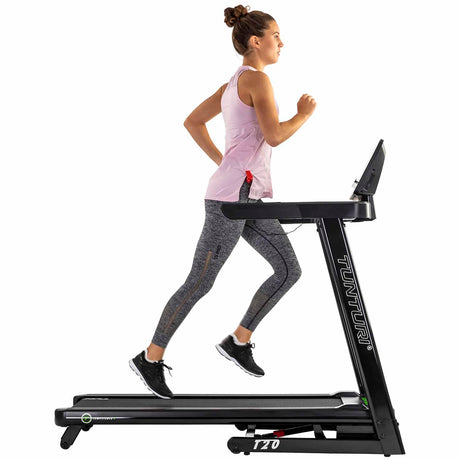 Tunturi T20 Treadmill Model Running Side 1