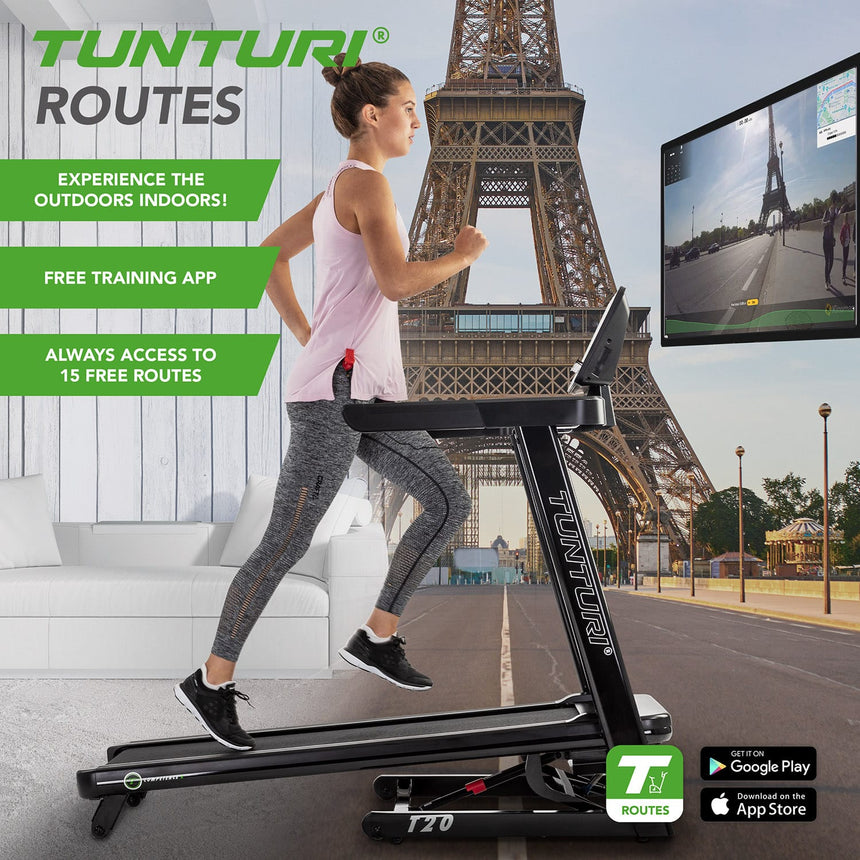 Tunturi T20 Treadmill Tunturi Routes