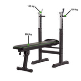 Tunturi WB20 Foldable Weight Bench Capacity