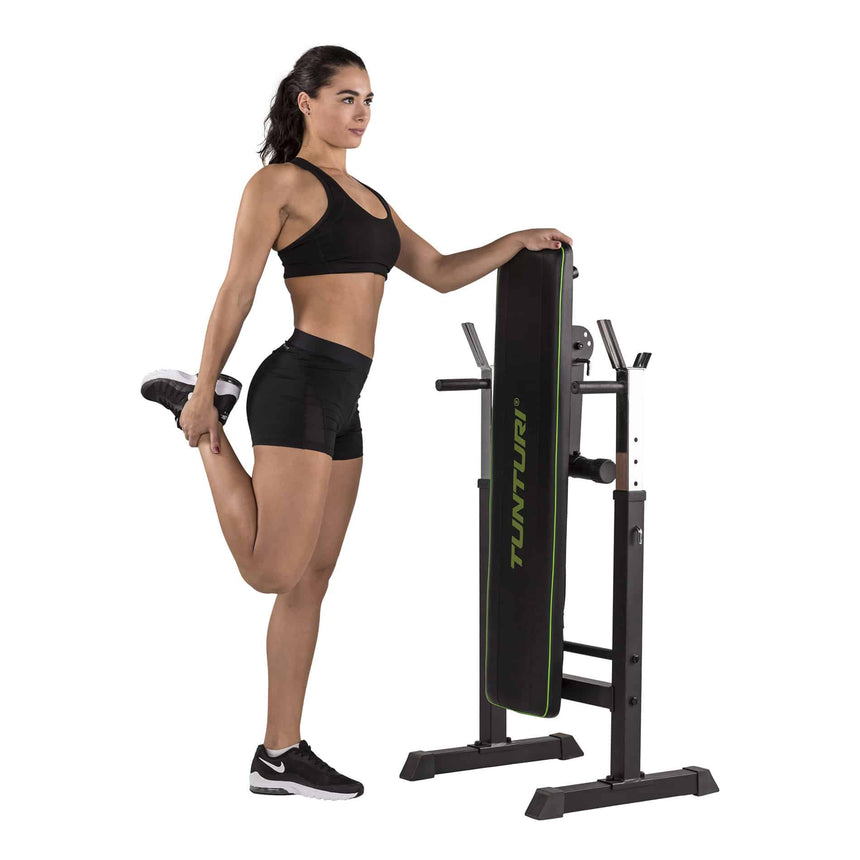 Tunturi WB20 Foldable Weight Bench Folded