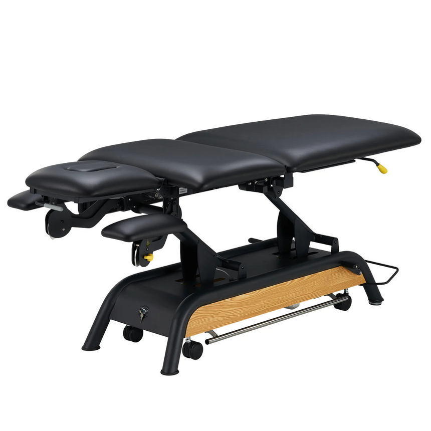 Therakit MONO 7 Section Treatment Table Black Upholstery