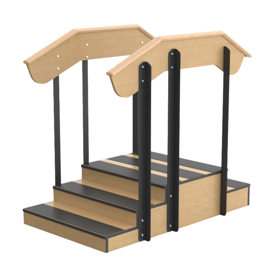 Therakit S32F Straight Up & Over Exercise Training Stairs