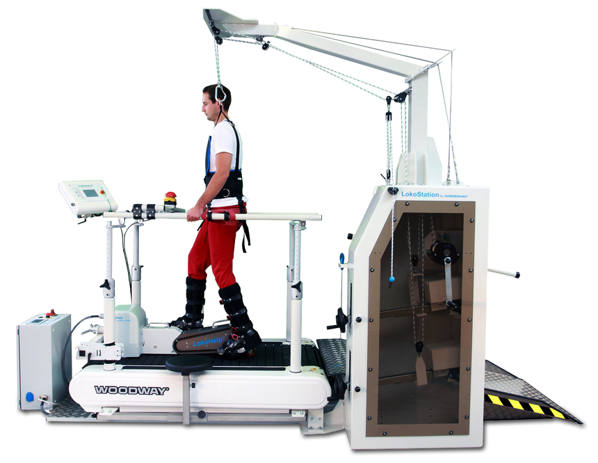 Woodway LokoStation BodyWeight Support Treadmill Training System
