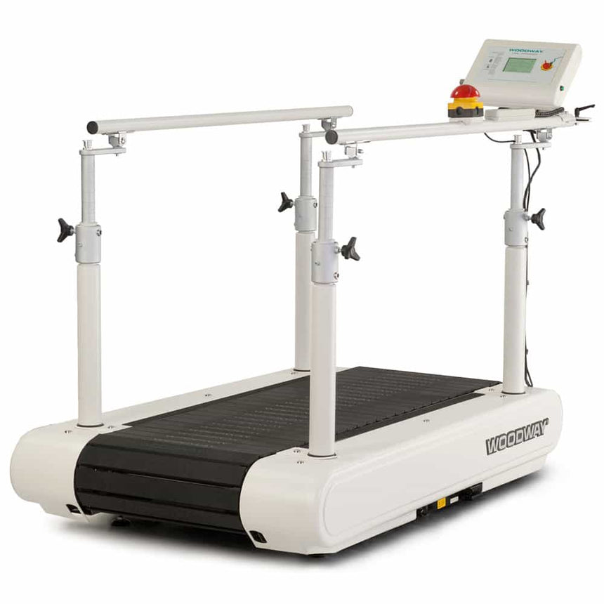 Woodway PPS Med Plus 55 Treadmill Ergometer Package with Wheelchair Ramp & Therapist Side Seating
