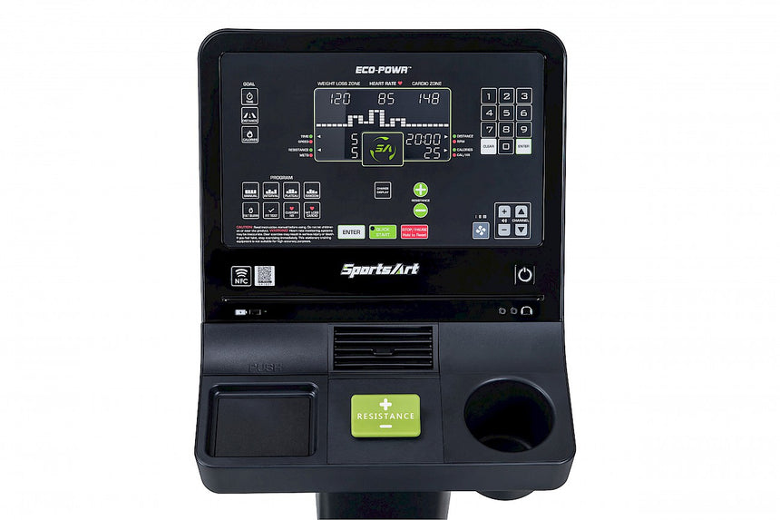 SportsArt C576R Status Series Recumbent Bike with 16" Touchscreen