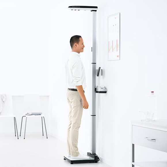 seca 286 - Digital Measuring Station with Ultrasonic Height Measurement