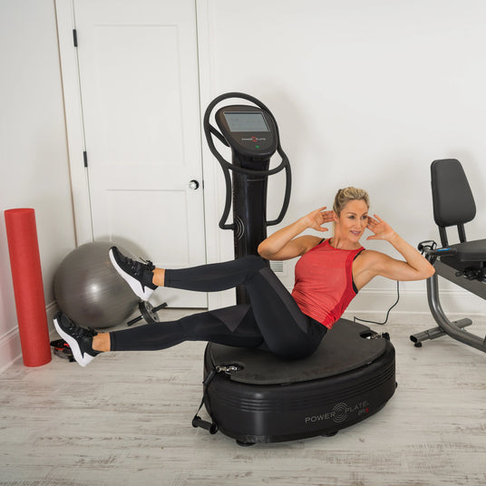 Power Plate Pro8 vibration training platform in black (view 4)