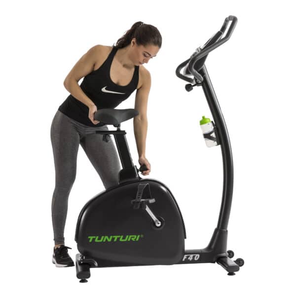 Tunturi F40U Upright Exercise Bike Transport Seat Height