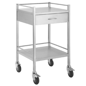 CubicHealth Stainless Steel Trolley 1 Drawer