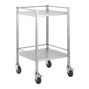 CubicHealth Stainless Steel Trolley No Drawer