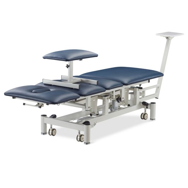 CubicHealth Traction Table 3 Section & Flexion Stool Left Angle View