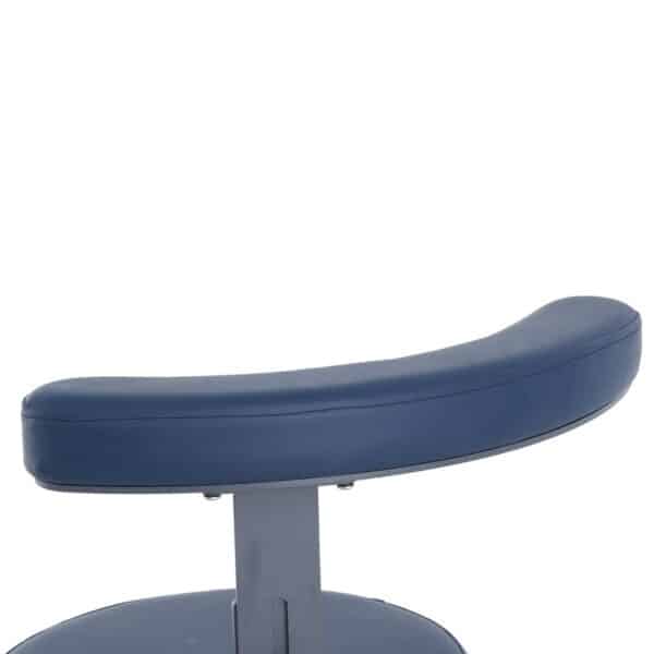 CubicHealth Round Stool With Armrest Navy Blue 4